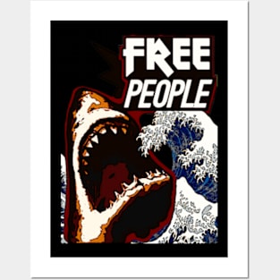 FREE PEOPLE SHARK V2 Posters and Art